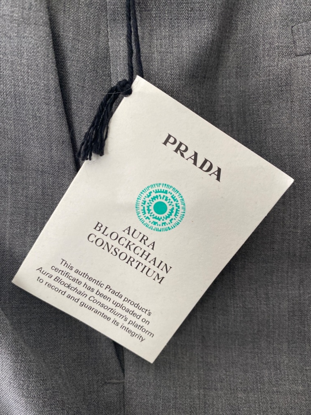 NWT Prada Virgin Wool Tapered Suit Trouser Pant - Size 50 / XXL - Picture 6 of 8